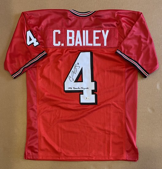 Georgia Bulldogs Champ Bailey #4 Men's Game Alumni Football Jersey